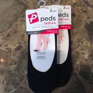 Peds hidden liners . 2 pairs in each set